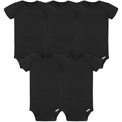 Gerber Baby Boys & Girls 5-Pack Solid Onesies Bodysuits