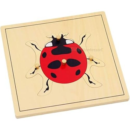 Montessori Lady Bug Puzzle