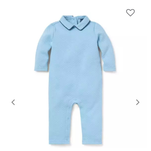 Baby Cloudy Blue Baby Quilted One-Piece by Janie and Jack