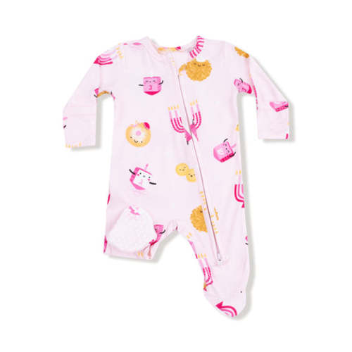 2 Way Zipper Ruffle Back Footie