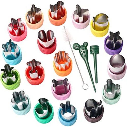 Vegetable Cutter Shapes Set Mini Sizes Cookie Cutters Set Fruit Cookie Pastry Stamps Mold