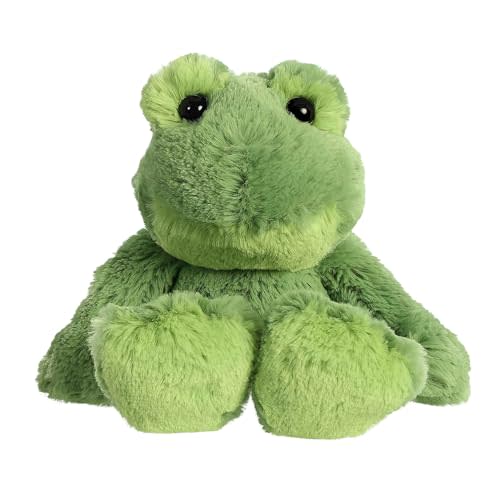Aurora Mini Flopsie 5.5" Fernando Frog Adorable Stuffed Animal | Compact tummy-lying animals with bean-filled stability
