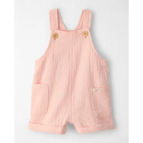 Baby Girl Organic Cotton Gauze Shortalls - Little Planet | Carter's