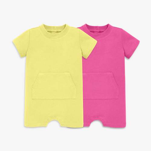 Baby french terry shortie 2-pack | Primary.com