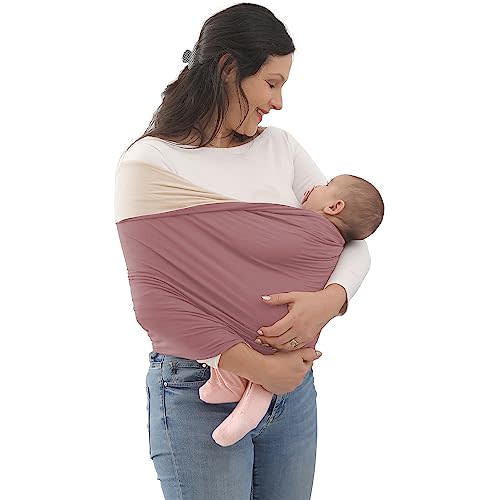 Kloovete Baby Wrap Carrier, Reversible Bonding Comforter, Soft & Stretchy Baby and Infant Sling, Perfect Baby Carrier Wrap Sling for Newborn and Infant up to 35 lbs.