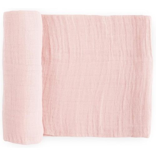Little Unicorn Premium Cotton Swaddle Baby Blanket | Breathable Fabric | for swaddling, Play, Nursing & More (Light Pink)