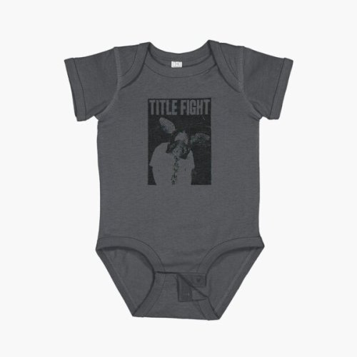 Title Fight Mask Short Sleeve Baby One-Piece