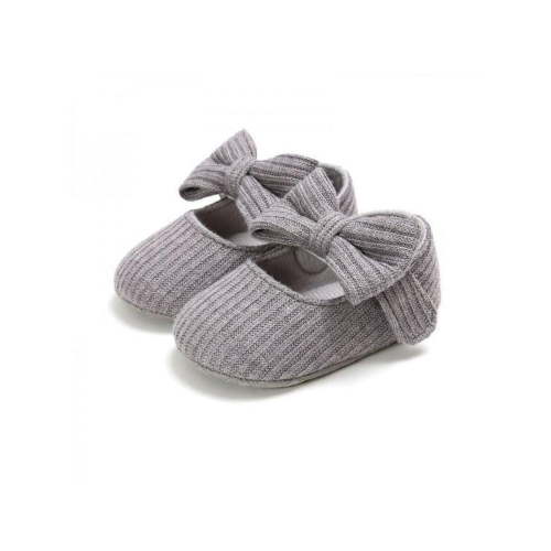 Infant Baby Girls Cozy Fleece Booties Soft Bottom Warm Cartoon Socks Newborn Crib Shoes