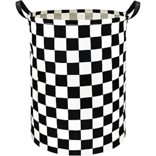 Boys Laundry Basket hamper Kids Hamper Car Toy Organizer Bins for Room Decor,Gift Basket for Bedroom(Racing Flag)