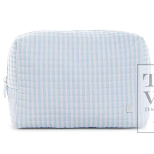 TRVL Quilted Everyday Bag - Blue Stripe