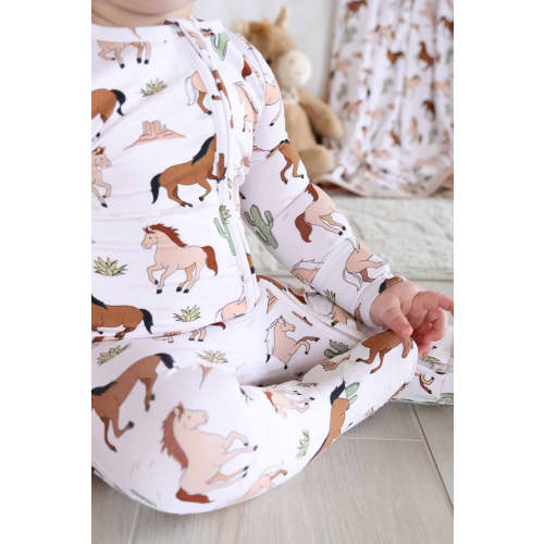 Zipper Footie | Pony Club Neutral