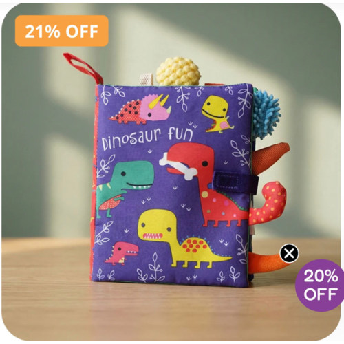 Buy Montessori Baby Soft Sensory Book Online I Montessori Generation