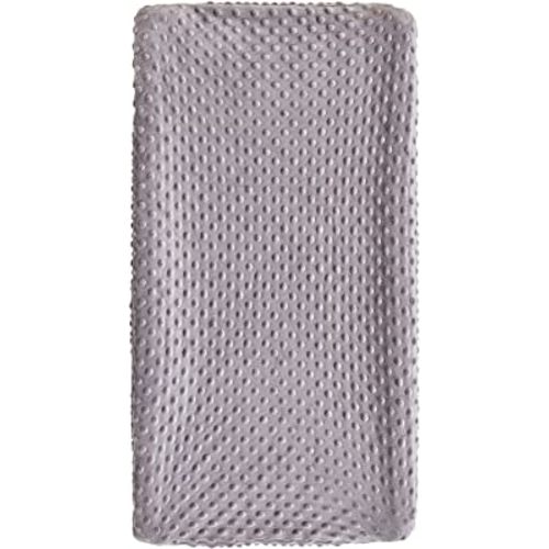 Changing Pad Cover Super Soft Dots Skin-Friendly Breathable Wipeable Changing Table Sheets for Baby Boy and Baby Girl (Rose Gray)