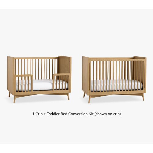 west elm x pbk Mid-Century Convertible Crib
