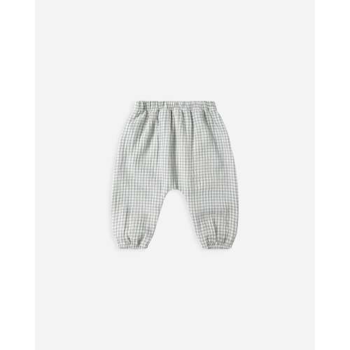 Woven Pant || Blue Gingham – Quincy Mae