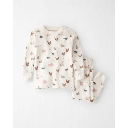 Baby Organic Cotton Pajamas in Farm Friends - Little Planet | Carter's