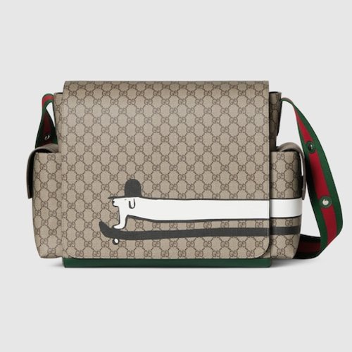 Dachshund Gucci Diaper Bag