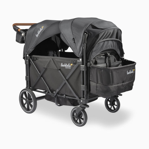 Larktale Caravan Quad Stroller Wagon - Byron Black