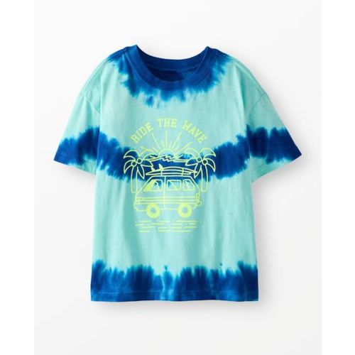Relaxed Fit Tye-Dye Graphic T-Shirt