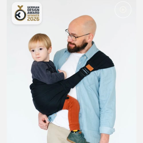 Qookie Go - Hip Carrier - Black
