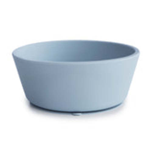 Mushie Baby Silicone Suction Bowl (Powder Blue)