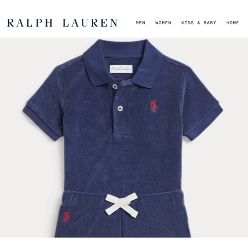 Ralph Lauren Terry Polo Shirt & Short