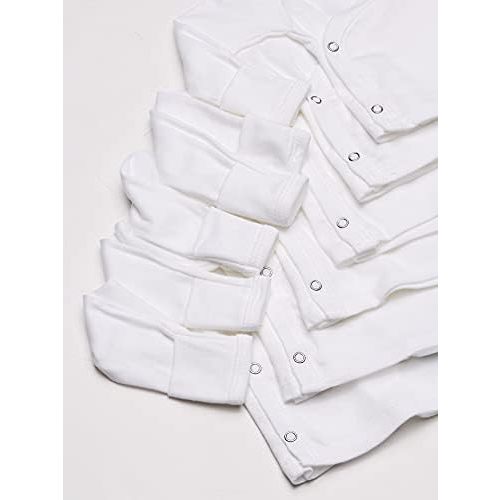 Gerber Baby 6-Pack Long Sleeve Side-Snap Mitten-Cuff Shirt