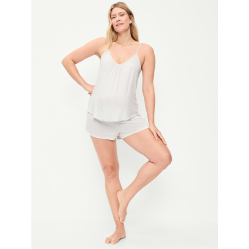 Maternity Jersey Pajama Short Set