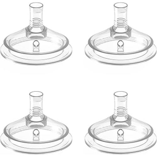Nipples for Philips Avent Baby Bottles, Natural Trainer Sippy Cup My Grippy Spout/Natural Trainer Sippy Cup, Soft 100% Silicone Nipples, Fast Flow 5, 8m+