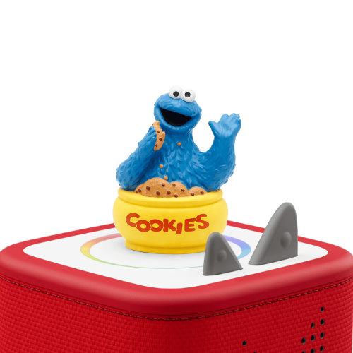 Tonies Character: Sesame Street's Cookie Monster, Audio Play Figurine for Portable Speaker, Blue, Plastic