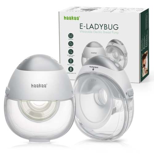 Haakaa E-Ladybug Wearable Electric Breast Pump - 2PK