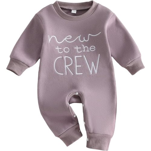 Newborn Baby Girl Fall Outfit Romper Jumpsuit Warm Infant Clothes