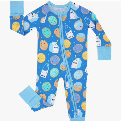 Little Sleepies Pajamas for Baby Boys & Girls, Viscose from Bamboo Baby Pajamas, Sleepers, 2-Way Zipper PJs