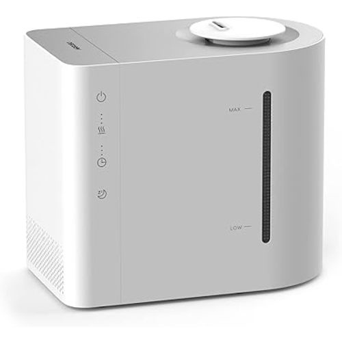 Cool Mist Humidifiers for Bedroom (4.3L), AIRROBO Quiet Top Fill Ultrasonic Humidifiers for Babies Nursery, Office, Indoor Plants -Lasts Up To 40 Hours, Filterless, 360° Rotation Nozzle, Auto Shut-Off