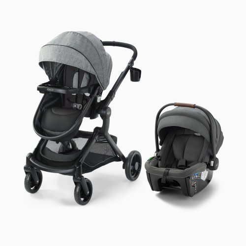Graco Modes Nest Stroller and GoMax Baseless Infant Car Seat Bundle