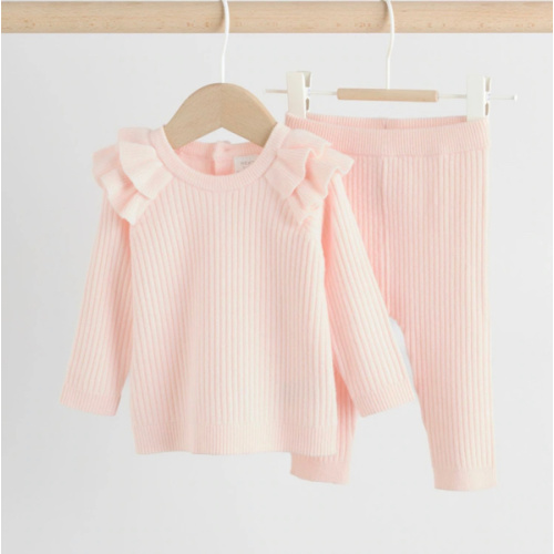 Buy Light Pink Baby Knitted Jumper and Leggings Set 2 Piece (0mths-3yrs) from Next USA