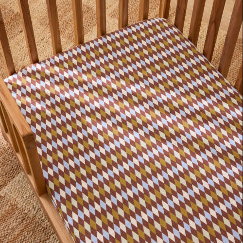 Frankie Flannelette - Theo Cot Fitted Sheet | Sheet Society