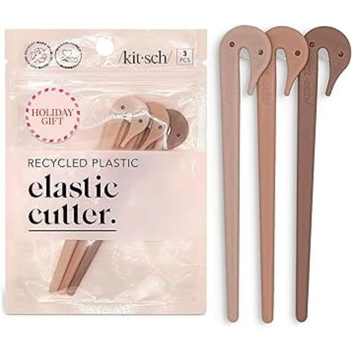 Kitsch Hair Tie Cutter – Easy To Use, Pain Free Rubber Band Cutter for Hair Kids, Baby & Toddler Girls | Ideal Gifts for Women – Multicolor, 3pc Set