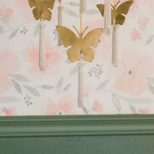 Crane Baby Butterfly Ceiling Hanging Decor | Ashley
