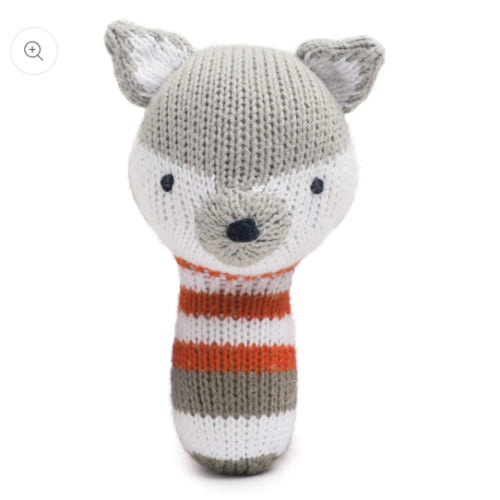 Baby Mini Rattle - Finley the Fox | Finn + Emma
