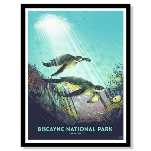 Biscayne National Park Poster – Fifty-Nine Parks