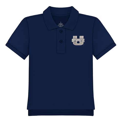 Creative Knitwear College Baby Polo Shirt Short-Sleeve - Team Logo, Multiple Colors, for Boys & Girls (12 Months - 4T)