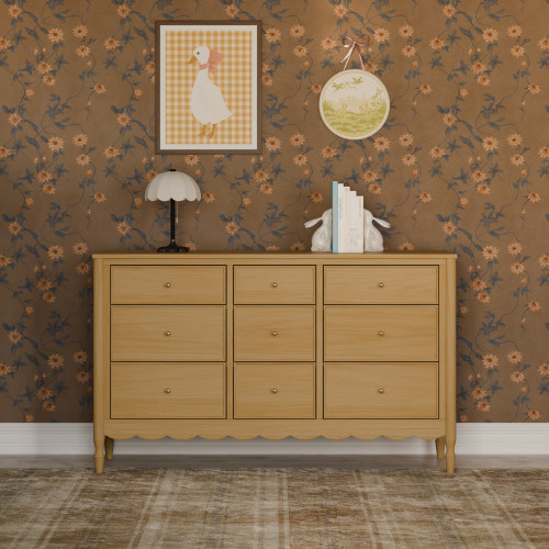 Namesake Ambrosia 9-Drawer Assembled Dresser - Honey