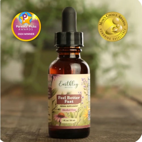 Earthley Feel Better Fast- For Fever, Stomach Upset, Sniffles, Discomfort and More