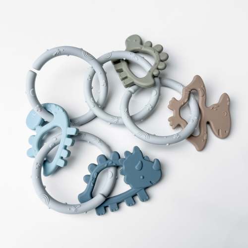 Dino Links Teether – Calla and Friends