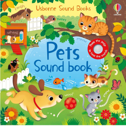 Pets Sound Book: A Delightfully Tactile and Illustrated Book About Cats and Dogs for Children (Ages 3-5)