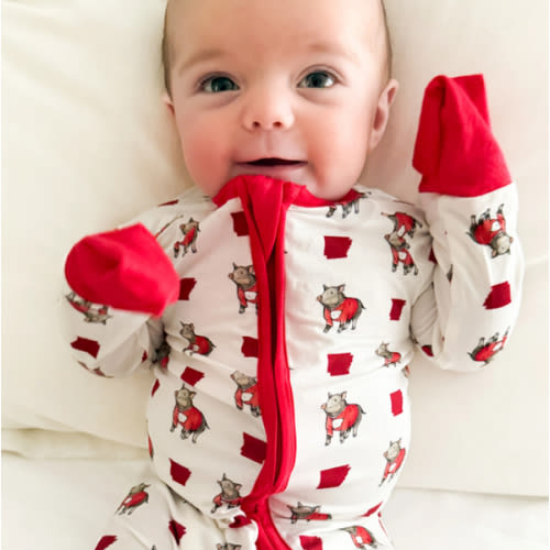 arkansas wild boar unisex kids pajamas