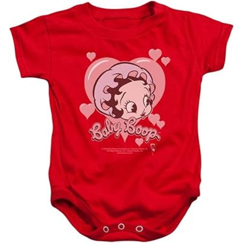 Betty Boop Baby Romper Infant Creeper Baby Heart Red