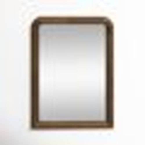Sarla Wood Flat Mirror Finish: Gold