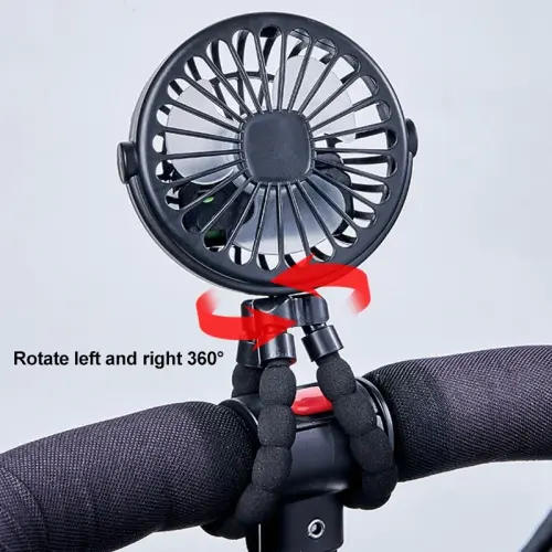 Baby Stroller Fan Summer Cooling Fan for Pram Handlebar Mini Fan USB Charging Home Office Outdoor Stroller Handheld Stand Fan - AliExpress 1501